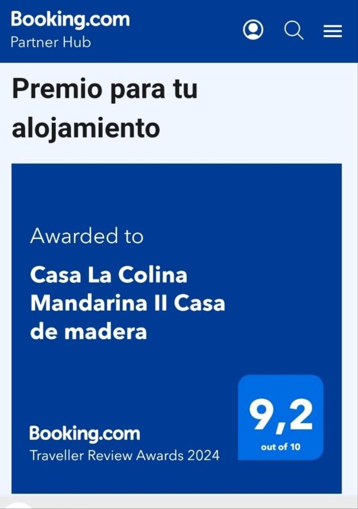فيلا Casa La Colina Mandarina II Casa De Madera Tahal المظهر الخارجي الصورة